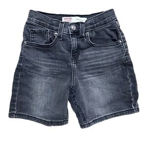 Signature by Levi Strauss Kids Dark Grey Wash Denim Shorts